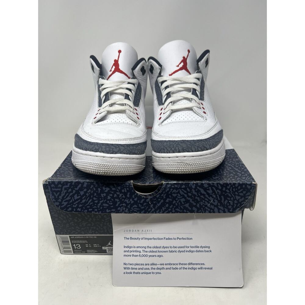 Jordan 3 Retro Denim‎ SE Fire Red 2020 | Size 13M